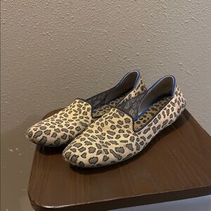 Leopard Print Rothys Loafers
